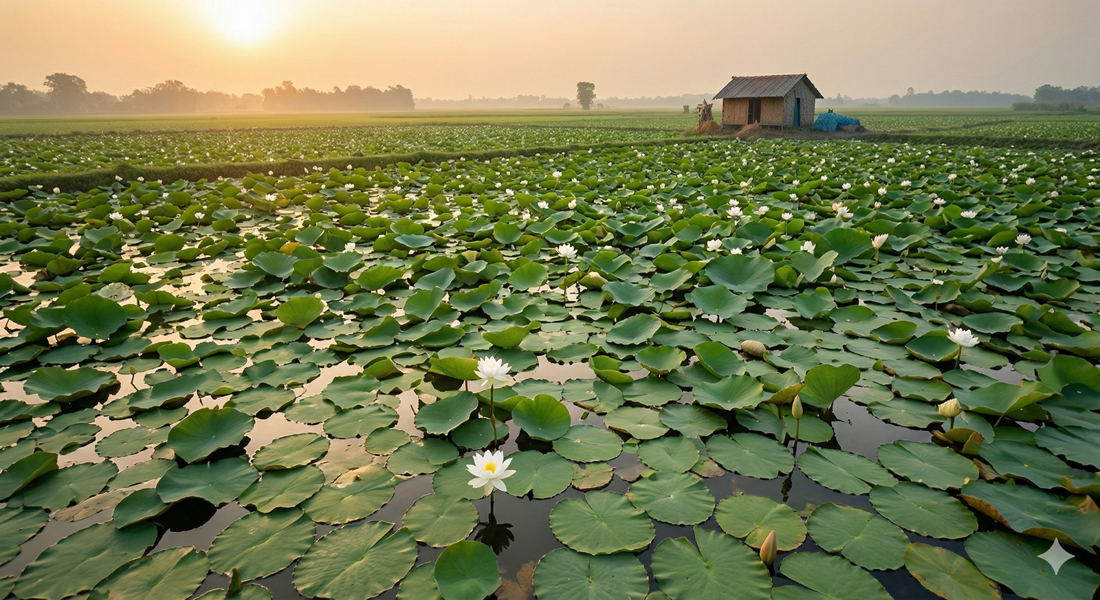 Makhana farming landscape in Bihar